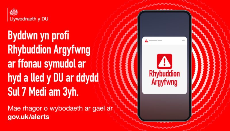 Emergency Alert (Welsh)